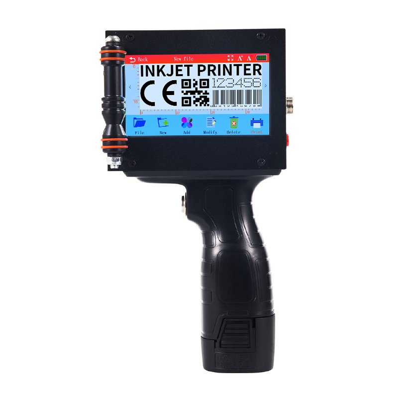 TIJ Touch screen Handheld Manual Date Inkjet printer for sale with multi-language