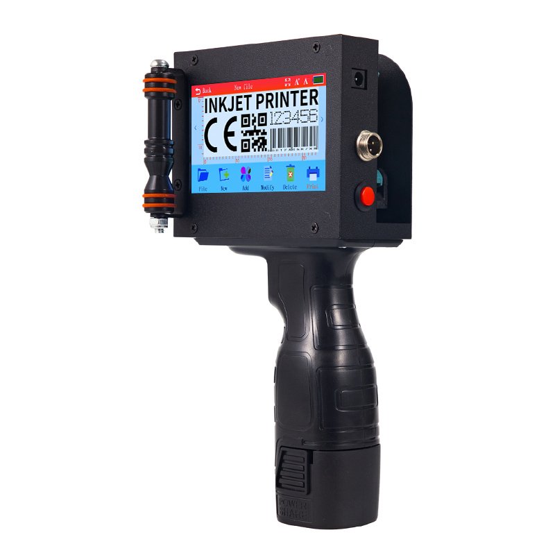 TIJ Touch screen Handheld Manual Date Inkjet printer for sale with multi-language