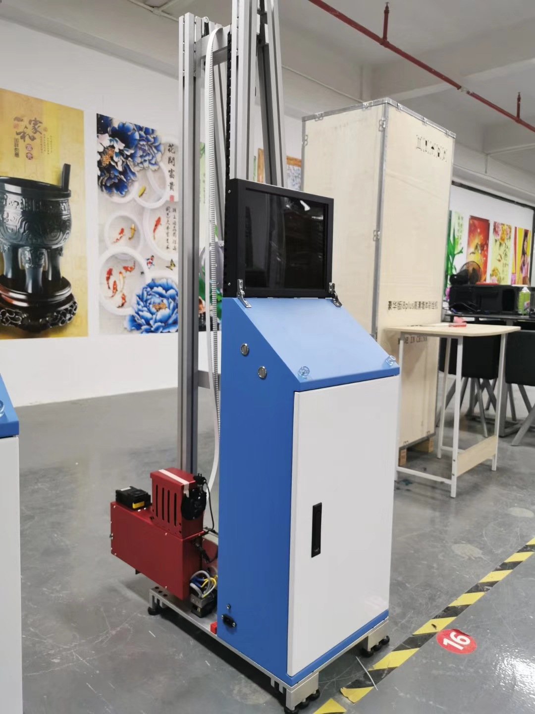 SONGMAO 20 Sq.m./H Automatic 3D Printer For Wall Painting Machine UV 3D Vertical Inkjet Mural Robert
