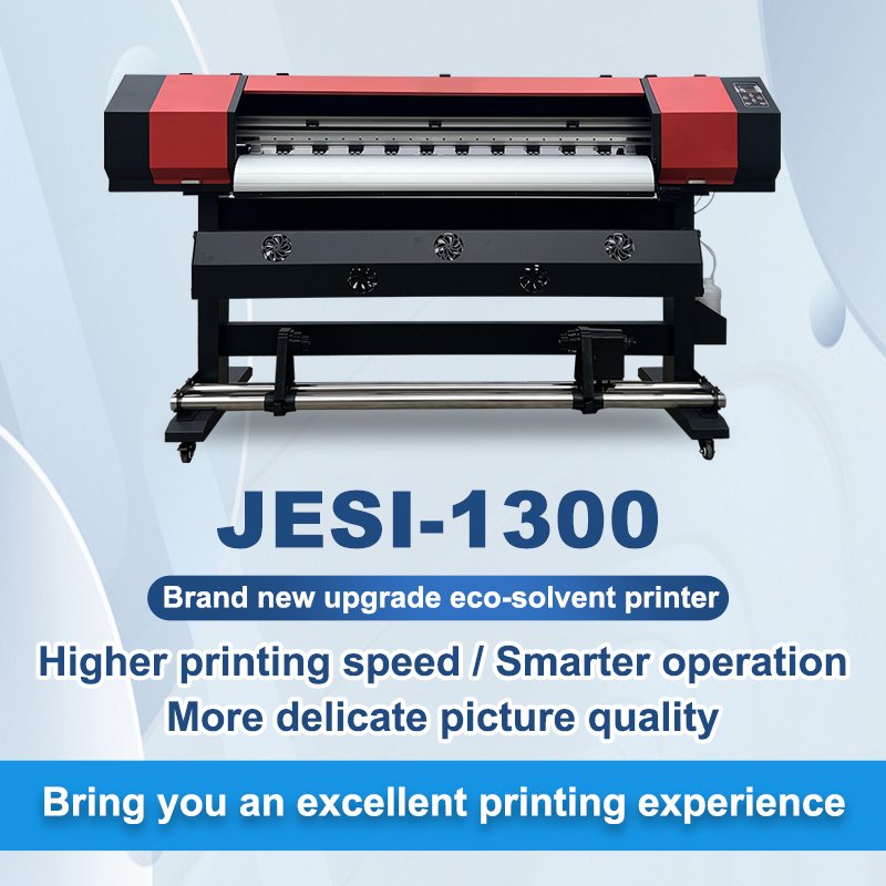 Eco-solvent Printer i3200 Four-color Piezoelectric Photo Inkjet Printer Advertising Thermal Transfer JESI 1300