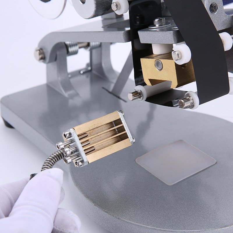 DY-8 Manual hand mini portable printing machine inkjet printer hot stamping machine expiry date coding machine
