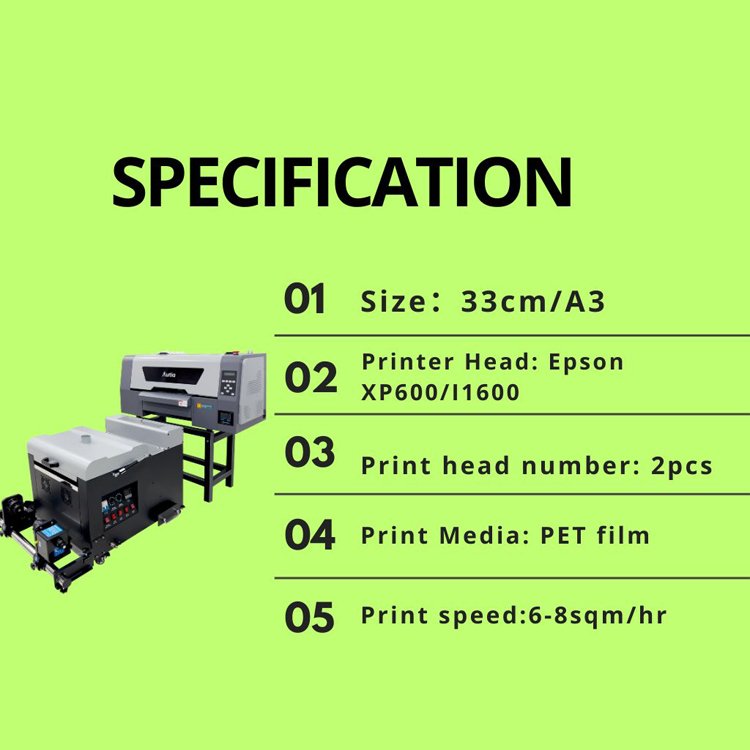 Professional All-in-One DTF Inkjet Printer Small and Efficient DTF Printer