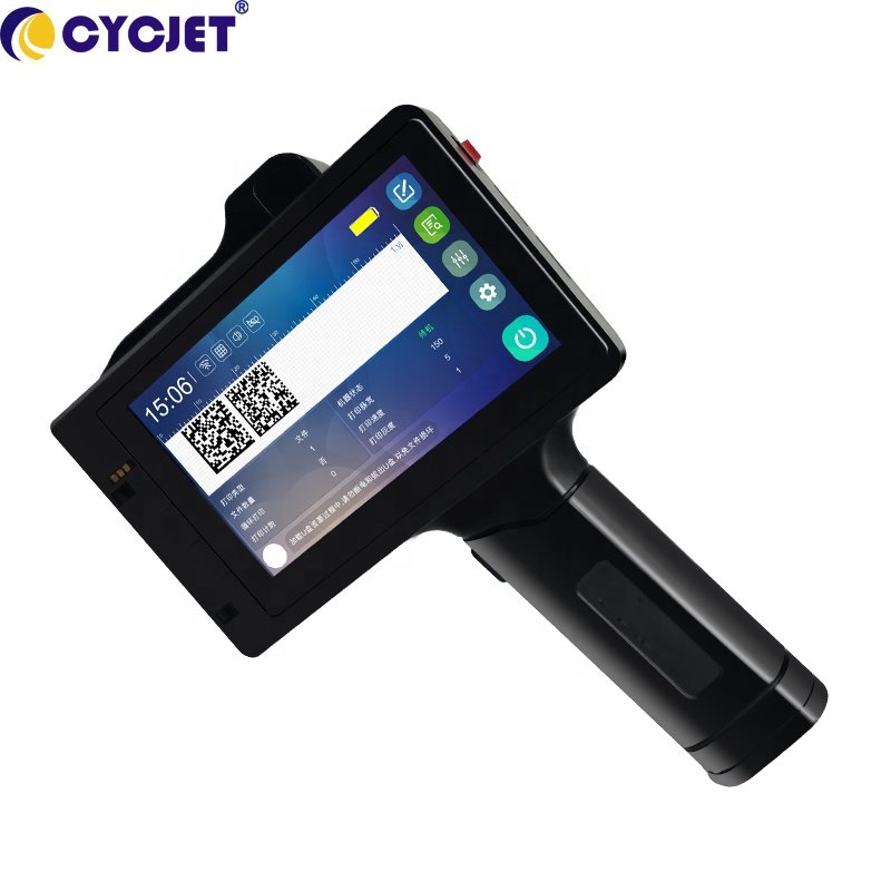 CYCJET Cheap Price Hand Held Ink Jet Refillable Portable Large Color Label Handheld Inkjet Printer