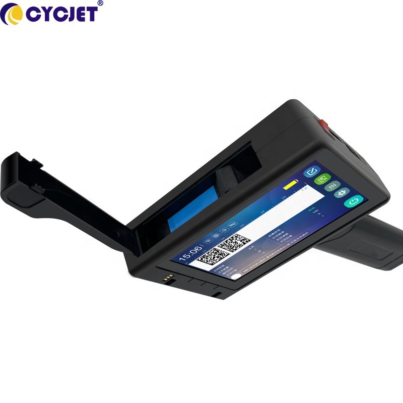 CYCJET Cheap Price Hand Held Ink Jet Refillable Portable Large Color Label Handheld Inkjet Printer
