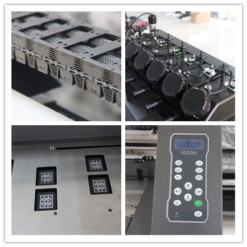 L1800 6 Feet 3d Uv Led Hybrid Digital Inkjet Printers Leather Canvas Printer Acrylic sheet carpet wire coil printer