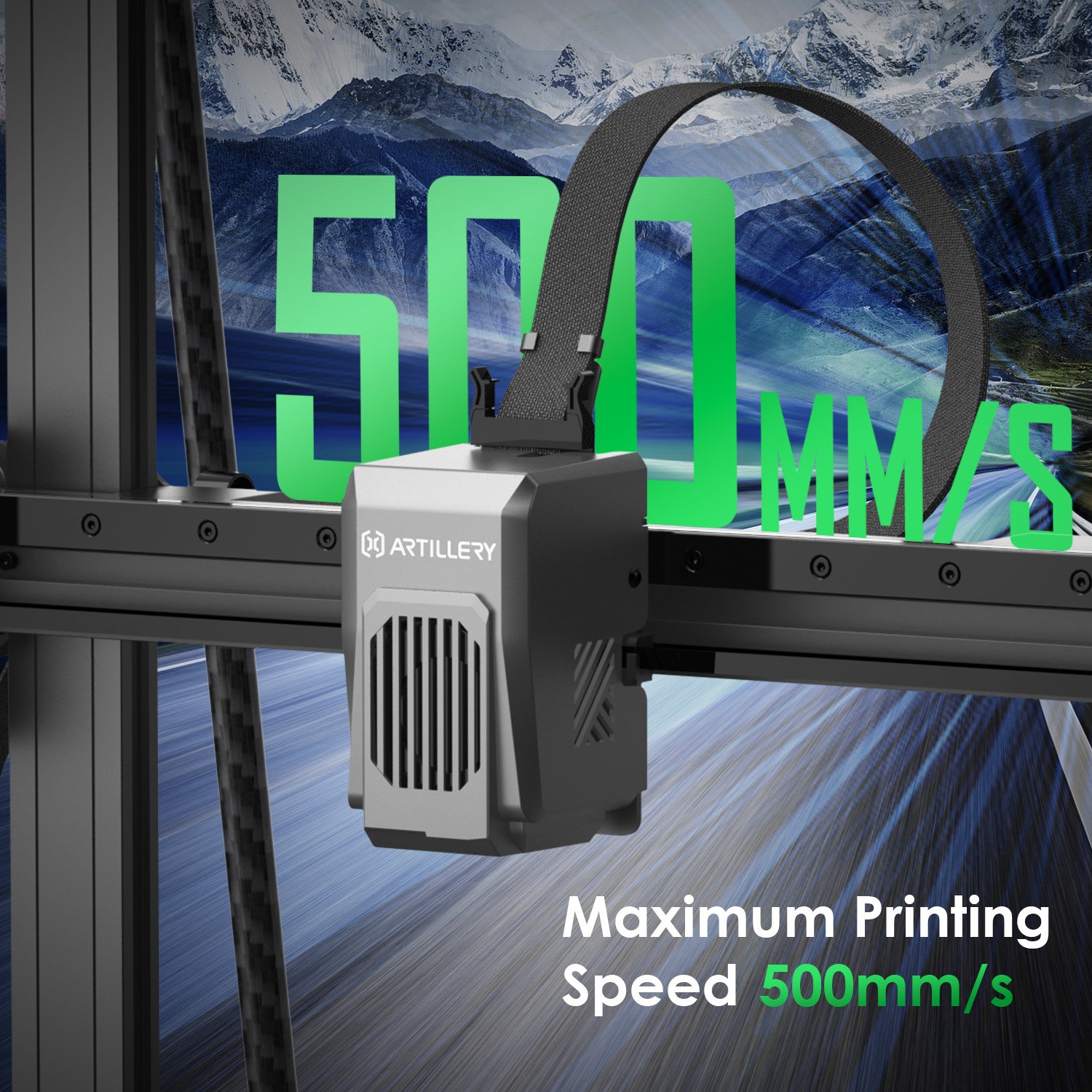 Artillery 3D Printer Sidewinder X4 Plus 300*300*400mm Print Size High speed fast speed printing 3d printer