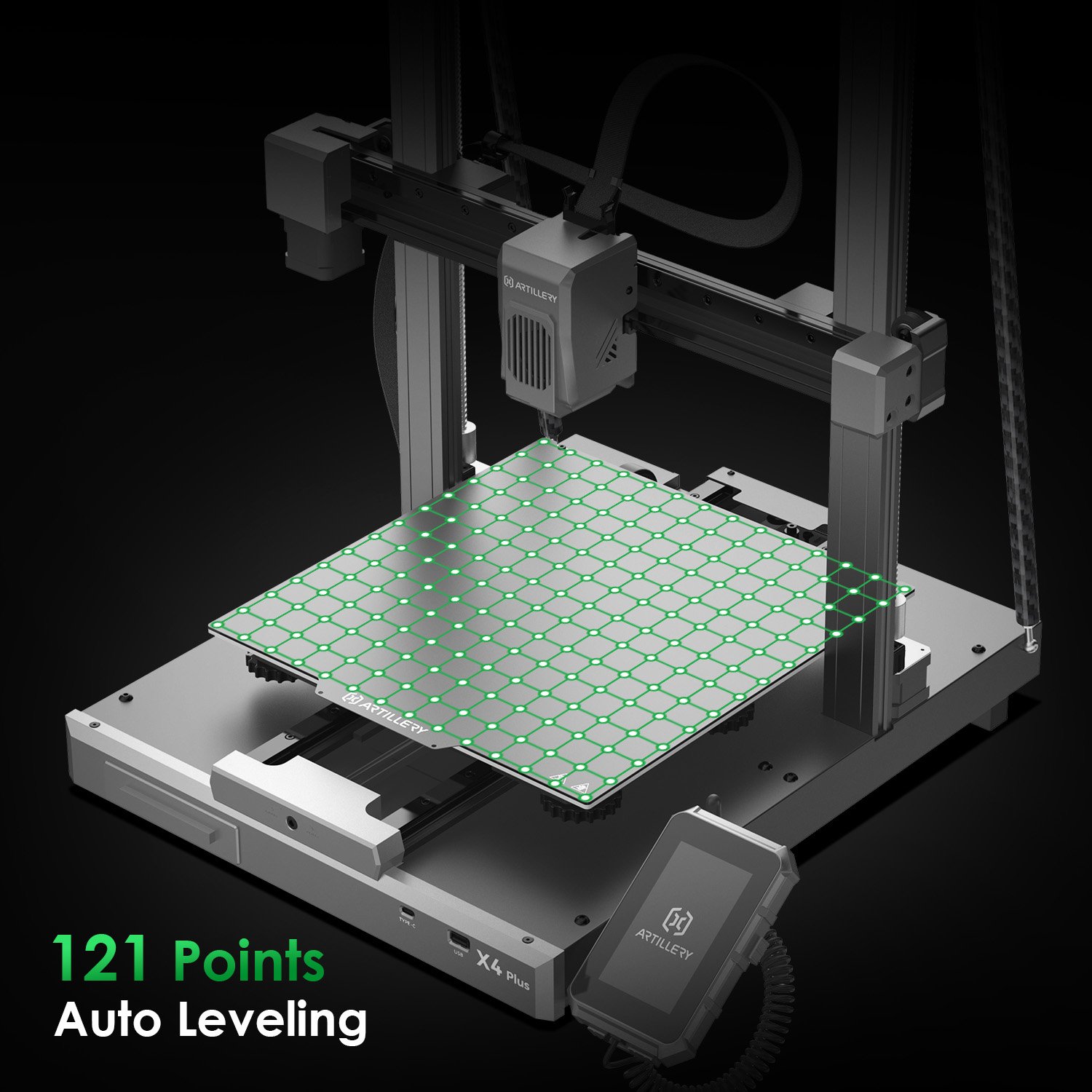 Artillery 3D Printer Sidewinder X4 Plus 300*300*400mm Print Size High speed fast speed printing 3d printer