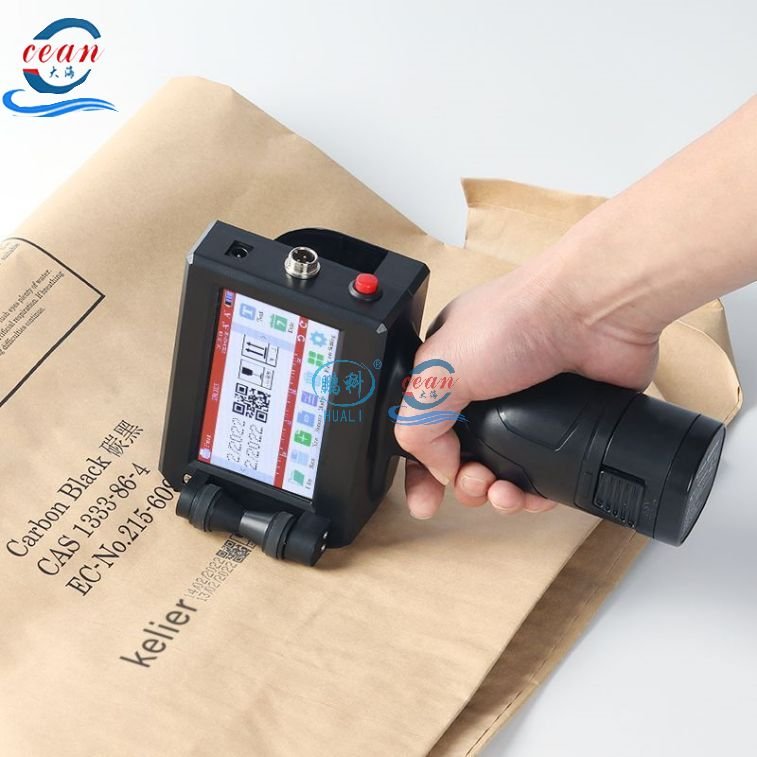 Low price small printer for carton box machine handled inkjet printers machine