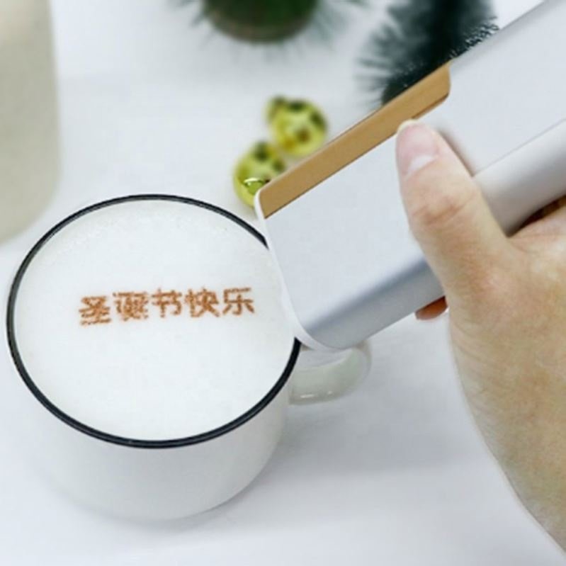 EVEBOT New Innovation Food Inkjet Printer Handheld Portable Directly Desserts Coffee Printer Pen Smart Digital Machine For Cafe