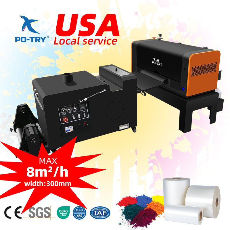 5 color xp600 i3200 tabletop T shirt label direct to film roll to roll 300mm A3 digital inkjet dtf printers