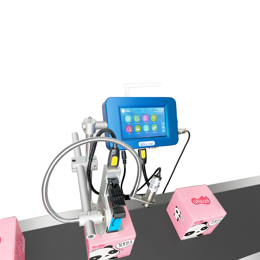Online Automatic Batch Number Code Jet Printer 80m/min Automatic Inkjet Code Printer For Date/qr/bar Code/dot Matrix