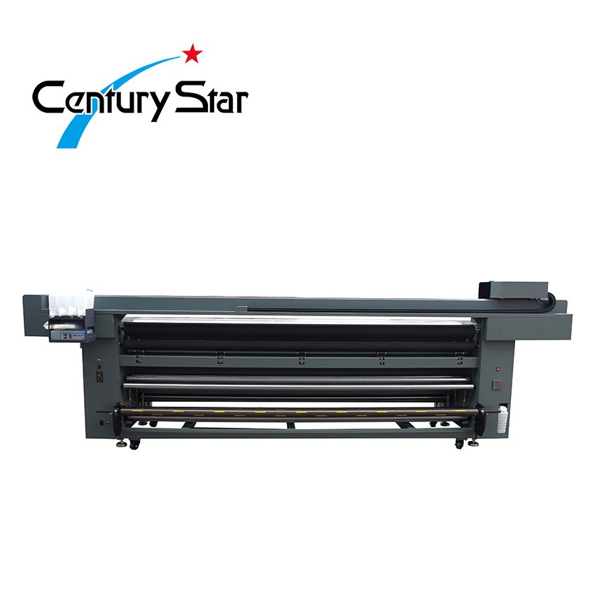 I3200 Head Direct To Fabric Flag Banner Display Stand Digital Printer Wide Format Integrated Textile Sublimation Inkjet Printer