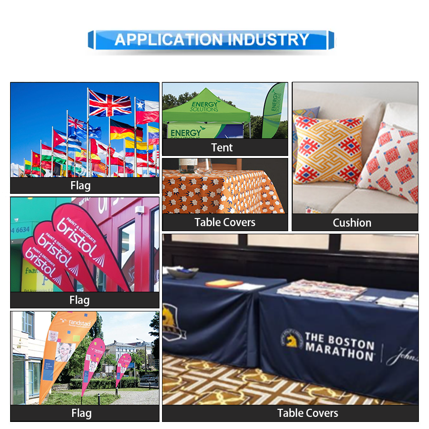 I3200 Head Direct To Fabric Flag Banner Display Stand Digital Printer Wide Format Integrated Textile Sublimation Inkjet Printer