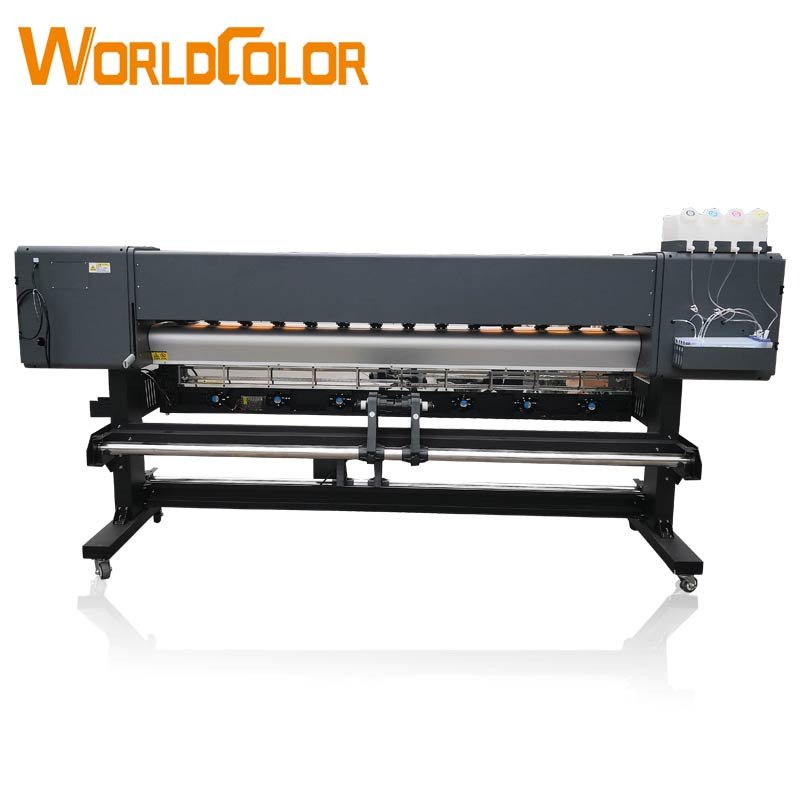 Worldcolor original factory 1.3m 1.6m 1.8m plotter eco solvent printer/sublimation printer inkjet printer for advertising