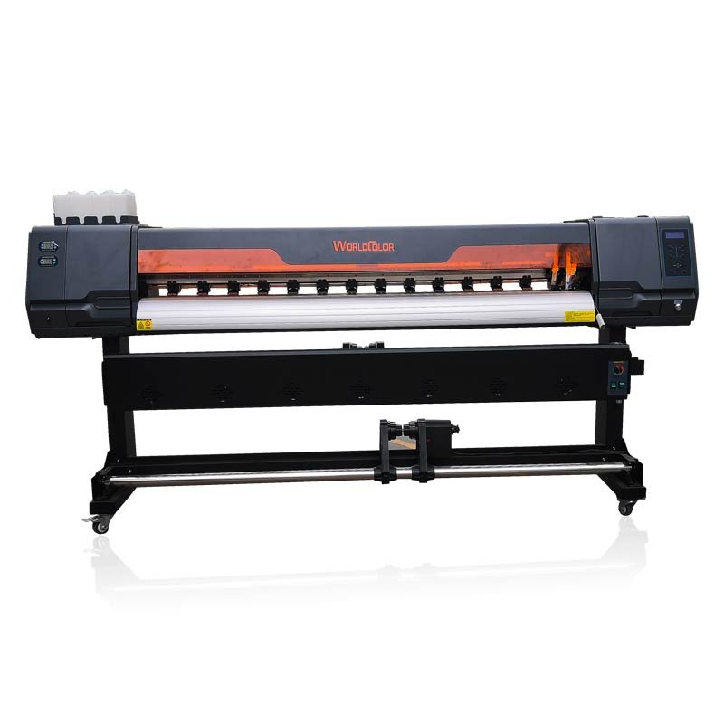 Worldcolor original factory 1.3m 1.6m 1.8m plotter eco solvent printer/sublimation printer inkjet printer for advertising