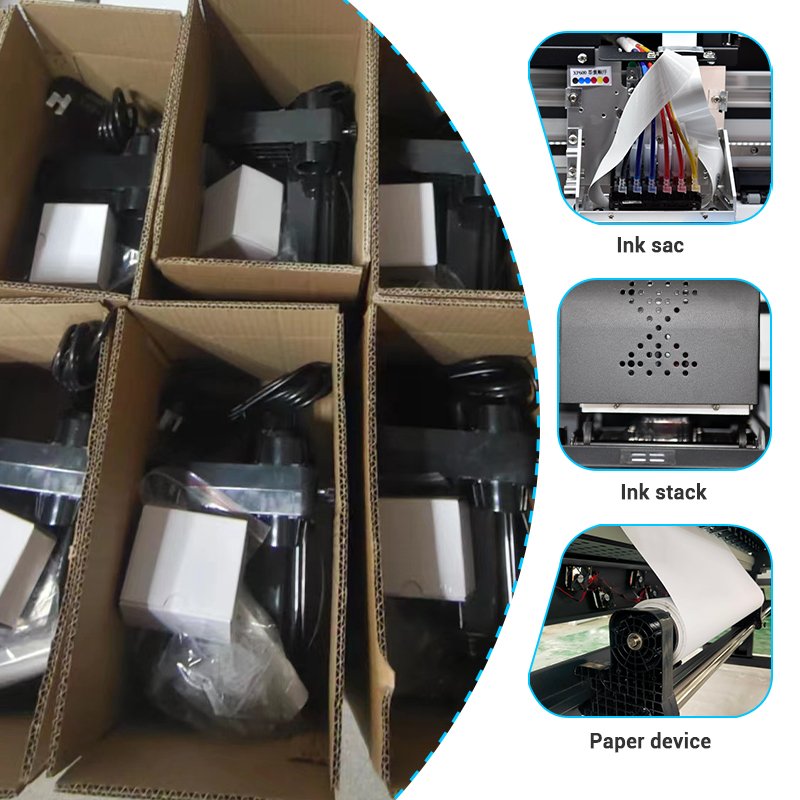 High Speed 1.8m 6ft Large Format Xp600 Heads Digital Inkjet Fabric Sublimation Printer For T-shirt Printing