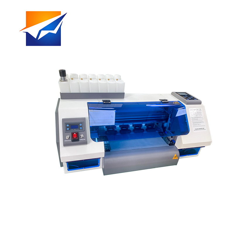 New Desktop Mini DTF Printer Machine A3+ Dtf Dryer Hot Melt Drying Pet Film Provided Inkjet Printer T-shirt Printing DTF Ink 48