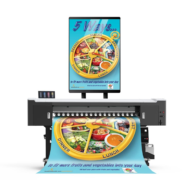 i3200 Inkjet Printer 1.6m 1.8m China plotter Large format printer for poster canvas vinyl wrap printing