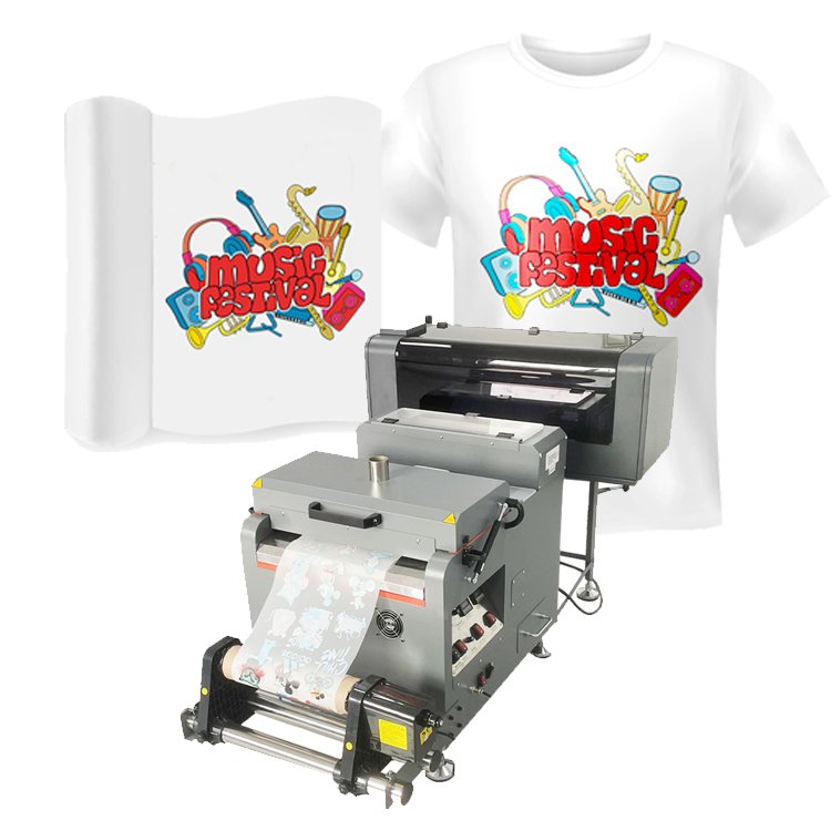 Cowint povide custom heat transfer sticker A3 pet film shoe logo automatic heat transfer inkjet printer