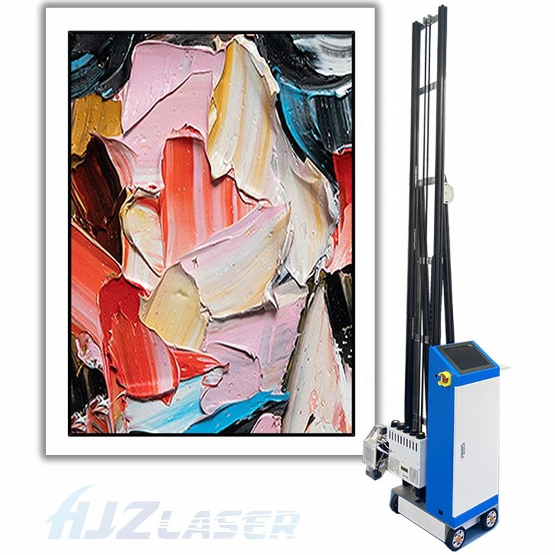 Digital Industrial Wall Printer with Multi Color 3D Effect Painting on Powder Latex Cement Brick Ceramic Tile Glass Wood