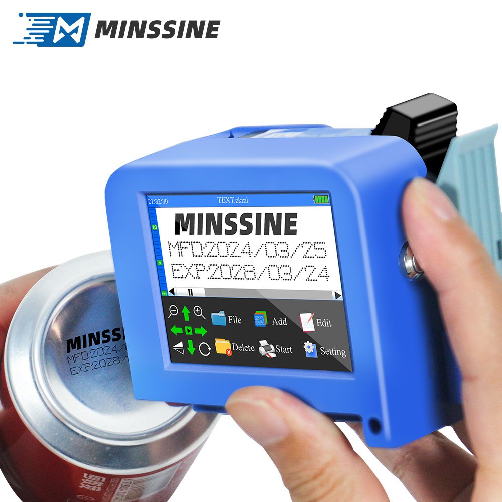 digital inkjet printer portable inkjet printer touch screen mini handheld inkjet printer