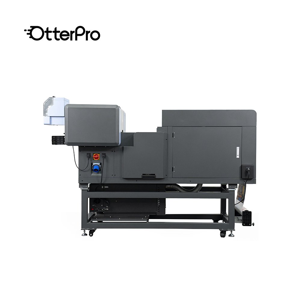 OtterPro All-In-One DTF Printer Dual i1600 Print Head Inkjet Printer Pet Film Industrial DTF Printer with Shaker and Dryer Oven