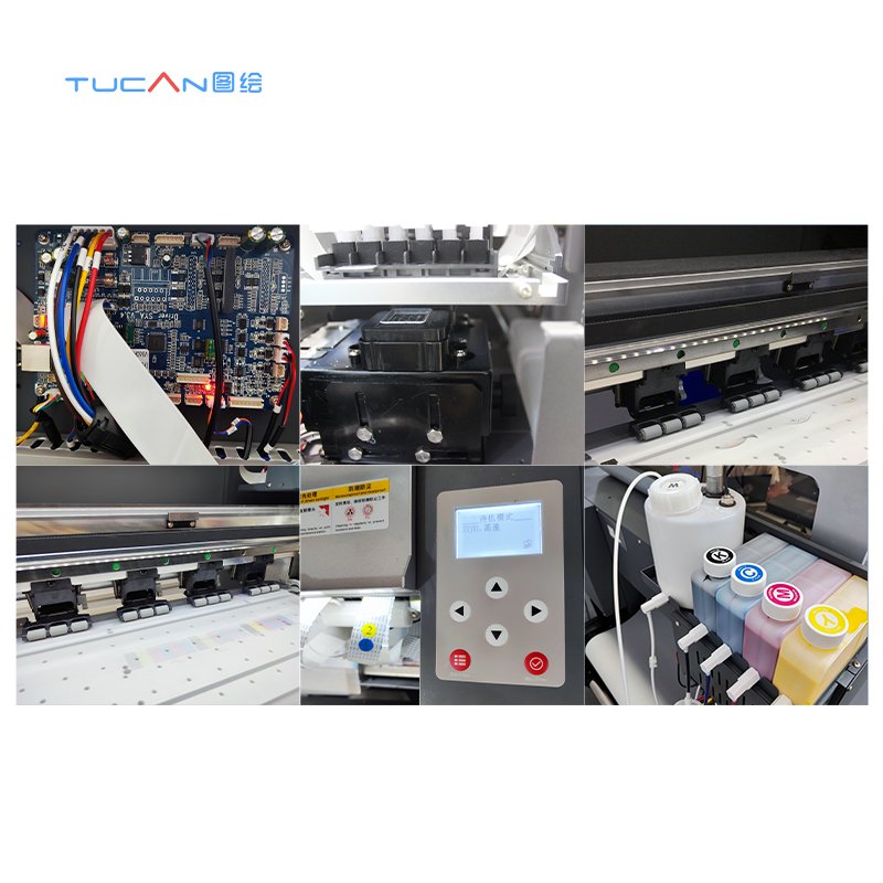 Manufacturer DTF Printing Machine 60cm 40cm 30cm Pet Film DTF Printer with 2 head xp600 for Any Fabric digital printer