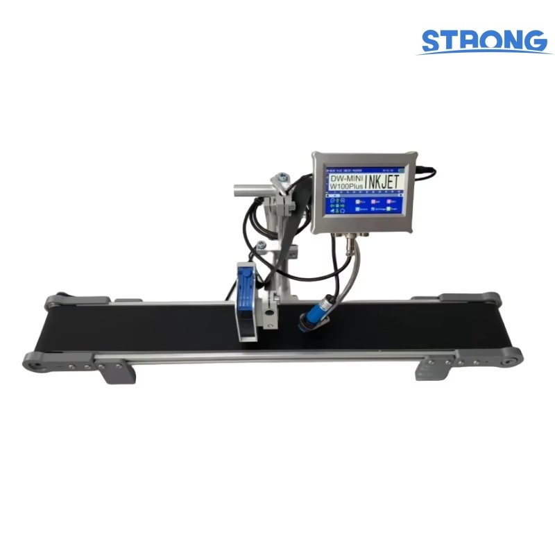 Hot Selling Production Date Printing Machine,Industrial Inkjet Printer Date and Batch Coding Printing Machine with Conveyor Belt