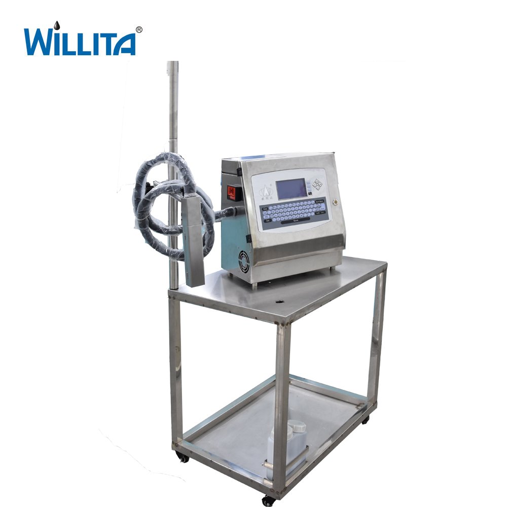 Plastic/Glass Perfume Bottle/ Mask Printing Machine Industrial Cij Inkjet Date Batch Coding Printer Suppliers