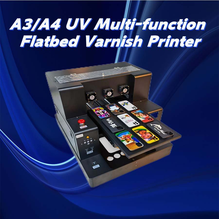 sticker printing machine a3 dtf inkjet printer with laminating machine for AB film bottles cup mug