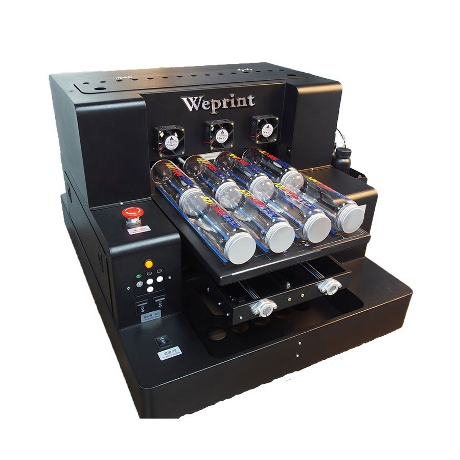 sticker printing machine a3 dtf inkjet printer with laminating machine for AB film bottles cup mug