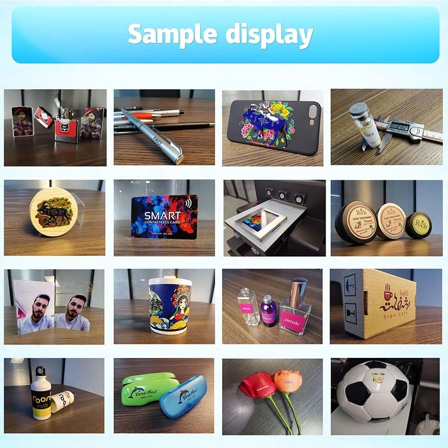 sticker printing machine a3 dtf inkjet printer with laminating machine for AB film bottles cup mug