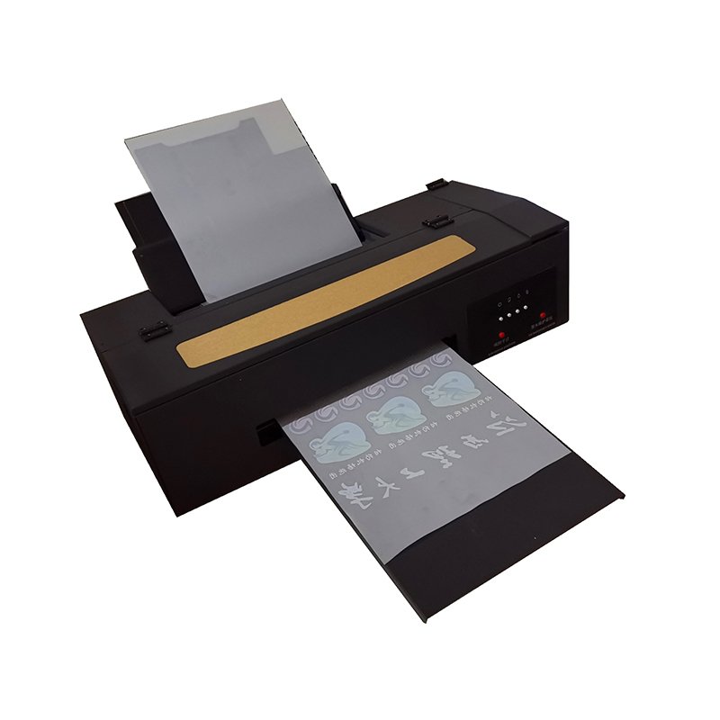 A3 PET Film Jet Inkjet T Shirt Printing Machine L1800 Sticker Label Inkjet Printer for T-shirt Heat Transfer Small Business CE