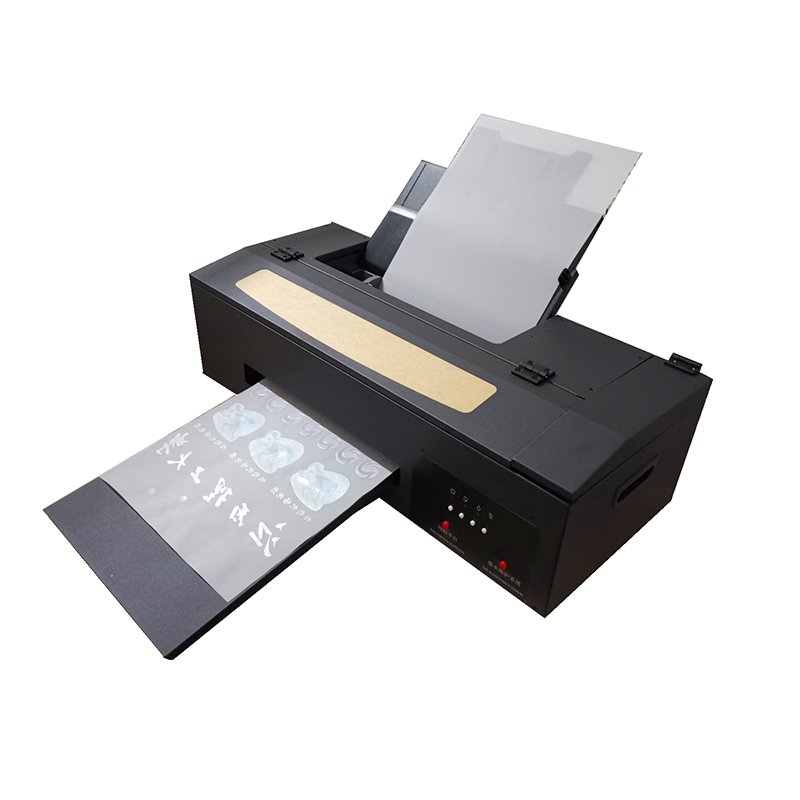 A3 PET Film Jet Inkjet T Shirt Printing Machine L1800 Sticker Label Inkjet Printer for T-shirt Heat Transfer Small Business CE