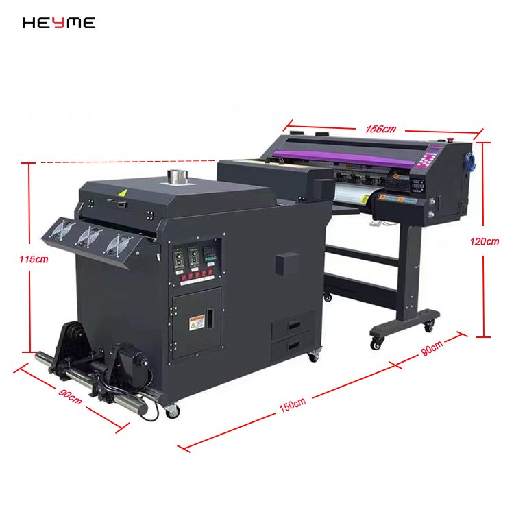 2022 Heyme Udefine 60cm Printing Width DTF A2 PET Film Inkjet Printer with PET Film Oven for Clothes Tshirt Printing