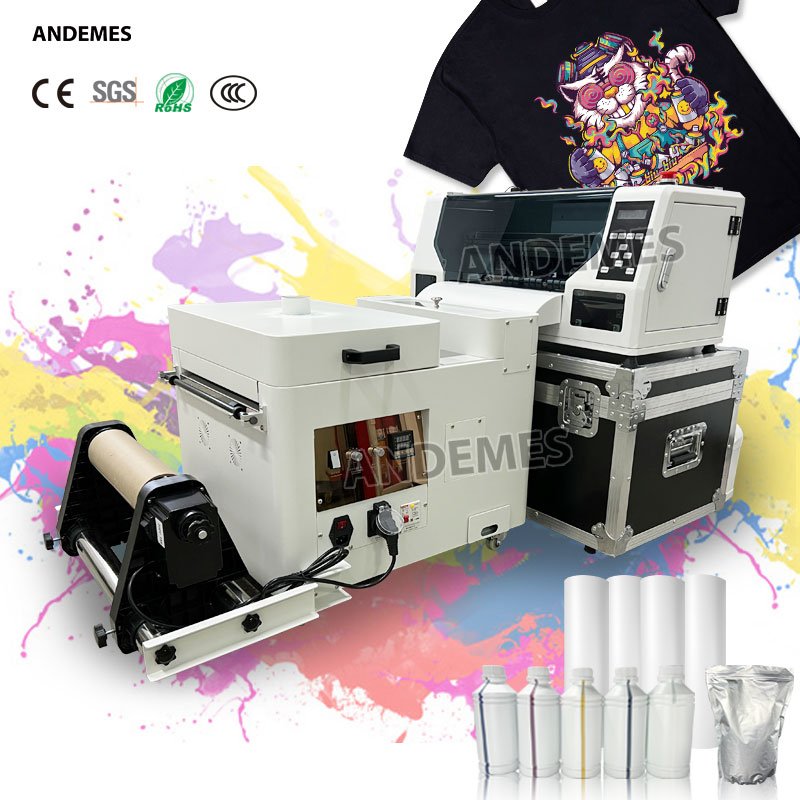 Andemes mini 33cm Roll Digital A3 Inkjet T-Shirt Printing Machine Heat Transfer high speed dtf pro all-in-one
