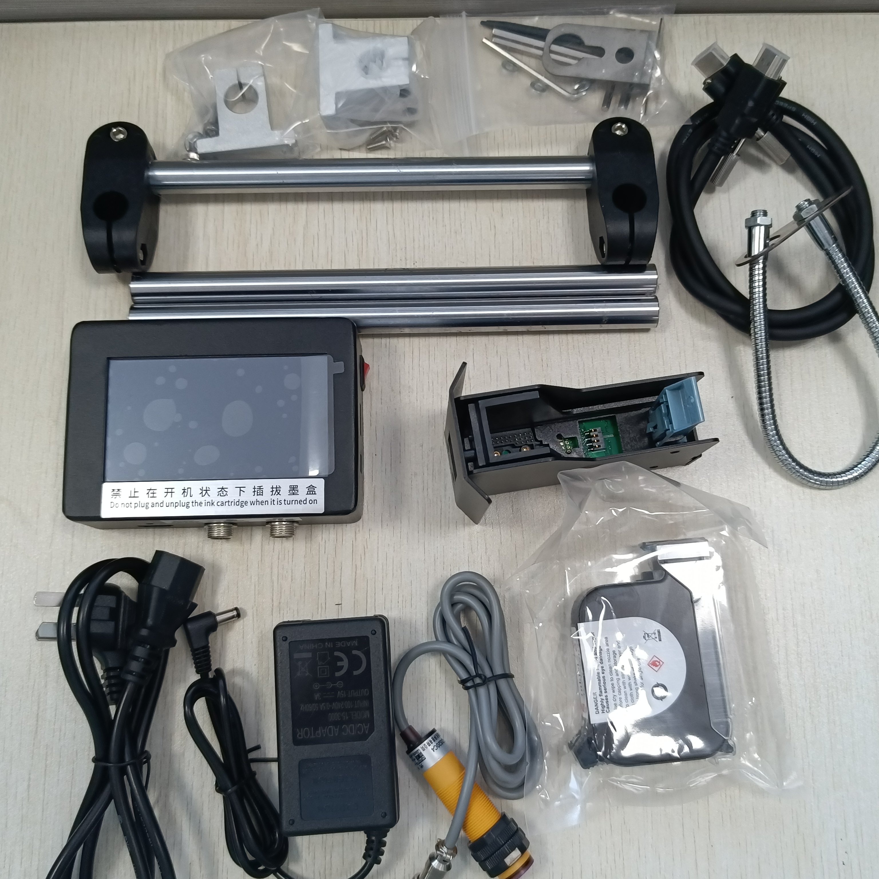 Hot sell industrial online ink jet touch screen inkjet printer mask logo printing machine