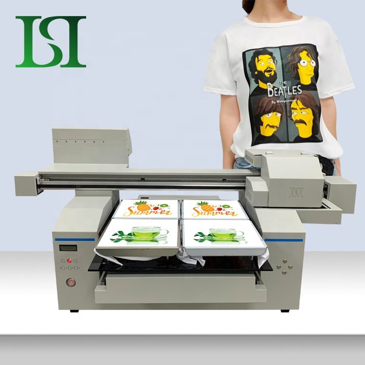 LSTA1A2-S0039 2022 New 6560 and 6090 Inkjet printer t-shirt clothing printer machine for cotton clothes printing