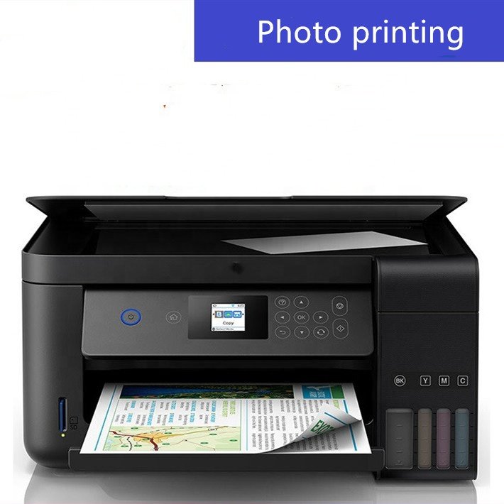 Automatic double side printing Quick print A4 4 color wireless 4 in one multifunction inkjet printer for EPSON L4169 4169