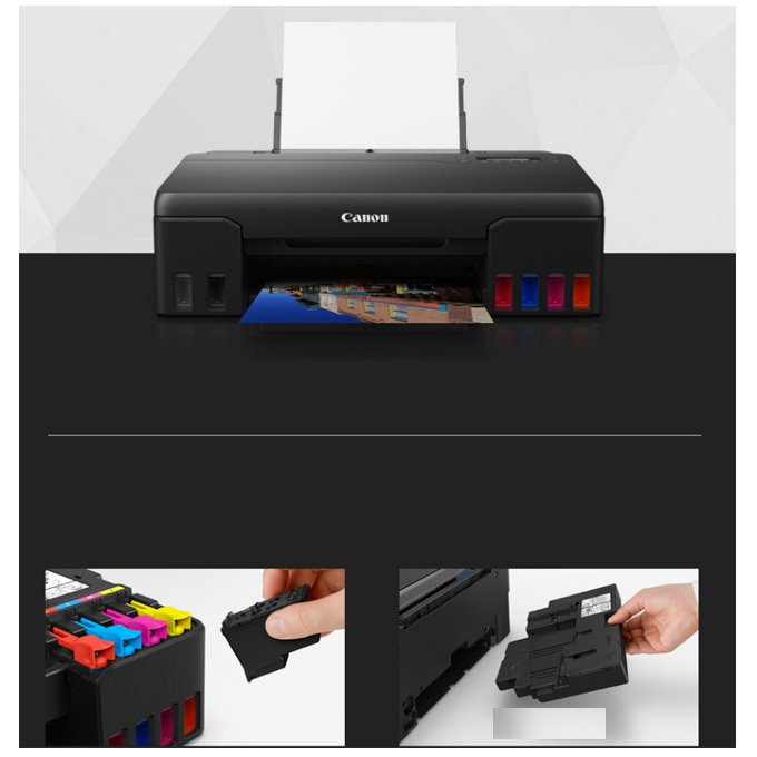G580 6-Color Inked Photo Printer (Single Printing WiFi Remote Printing Low Cost Large Print Volume Photo Printer for Home Use)