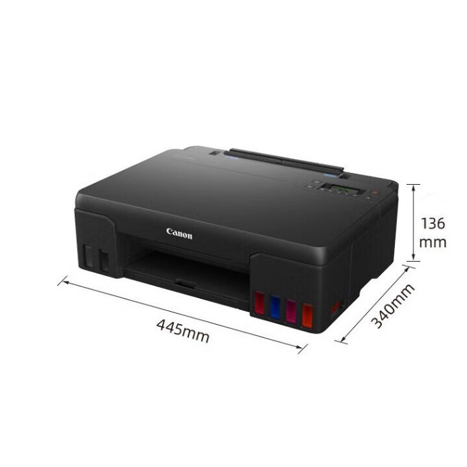 G580 6-Color Inked Photo Printer (Single Printing WiFi Remote Printing Low Cost Large Print Volume Photo Printer for Home Use)