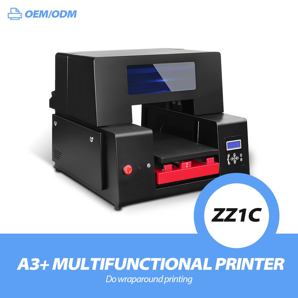 Refinecolor A3 Inkjet Printers 3360 Multifunction Digital Logo Printing Machine for Plastic PVC Cards UV Printer Small