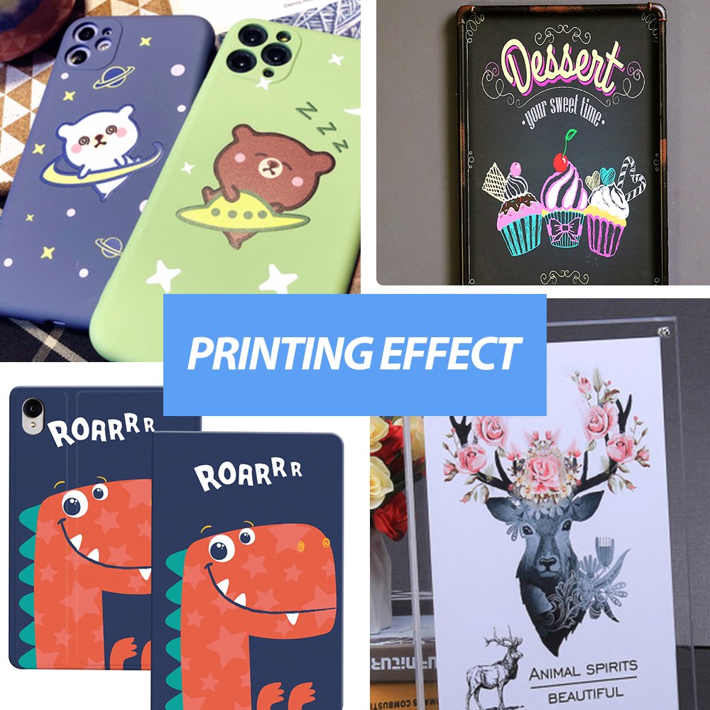 Refinecolor A3 Inkjet Printers 3360 Multifunction Digital Logo Printing Machine for Plastic PVC Cards UV Printer Small