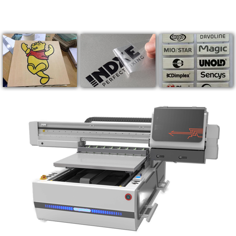 2024 hot selling UV dtf printer 3D relief effect printing with visual position inkjet printer leather gift box printing