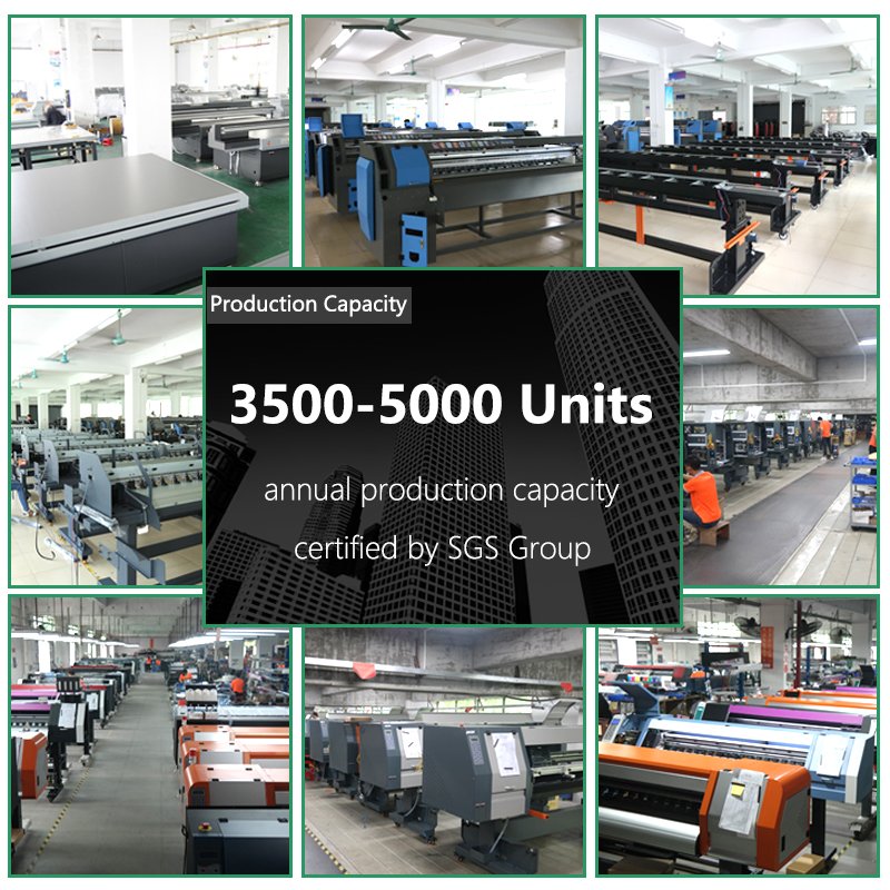 Baysoon 60cm/24inch inkjet printers dtf uv sheet a and b film oem printing with mother main board barniz