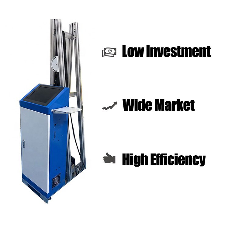 High Quality Digital UV Color Inkjet Printer 3D Vertical Wall Printing Machine For Wall Mural