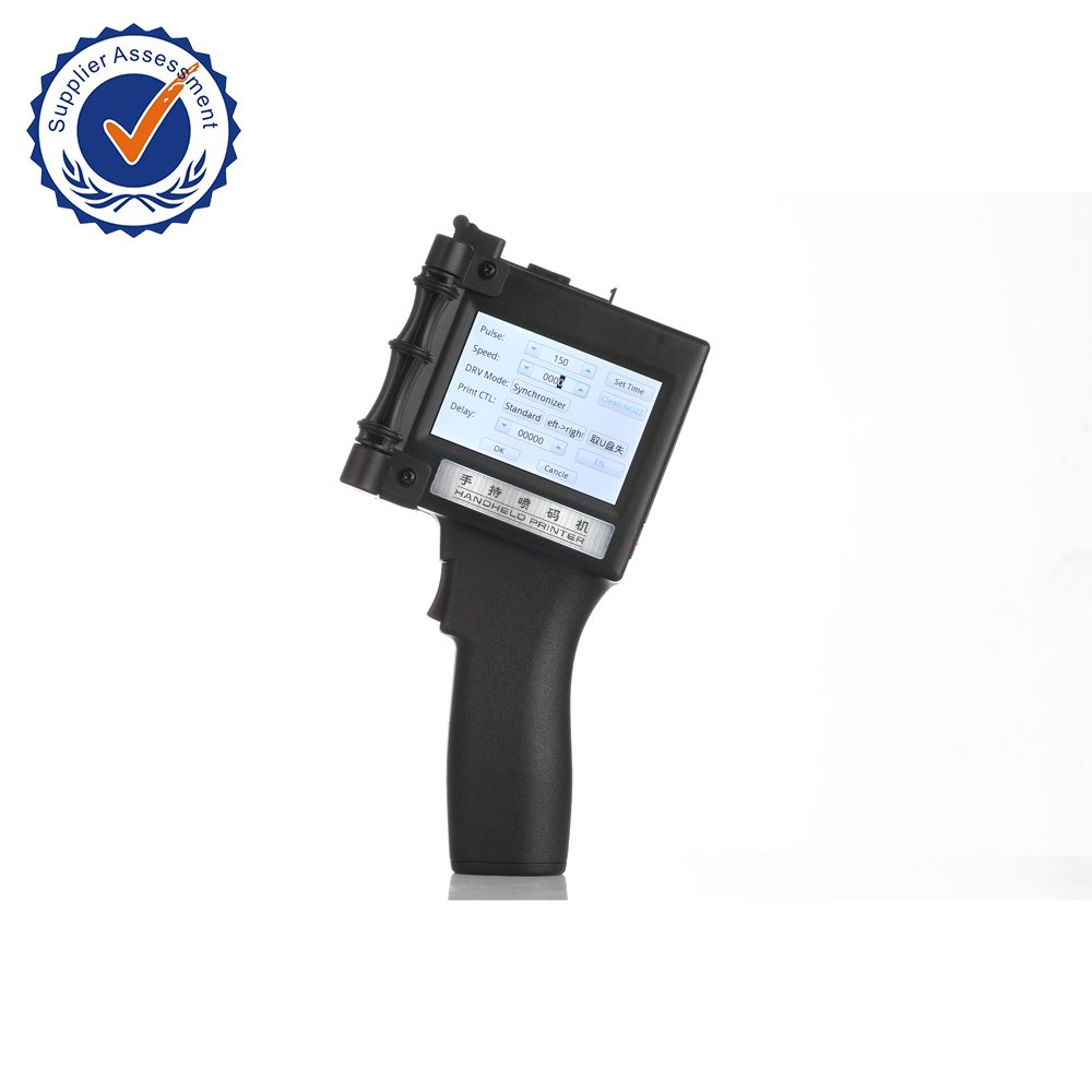 Top Selling Inkjet Label Handheld Printer For Bottle Egg Wood Plastic QR codes hand held printer