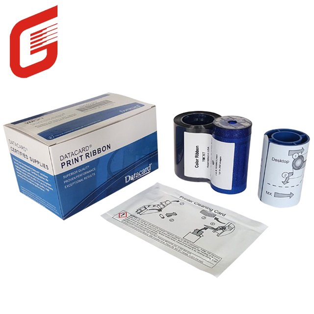 High Quality entrust Datacard 534000-002 YMCKT Color Ribbon for Datacard SP25 id card printer compatible with SP25 SD260