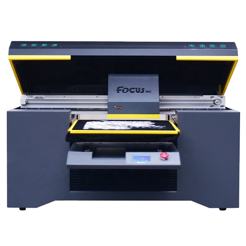 Hot Sale High Quality Wholesale Custom T Shirt Printing Logo Kid Inkjet Printers Motor New Product 2020 Provided Flatbed Printer
