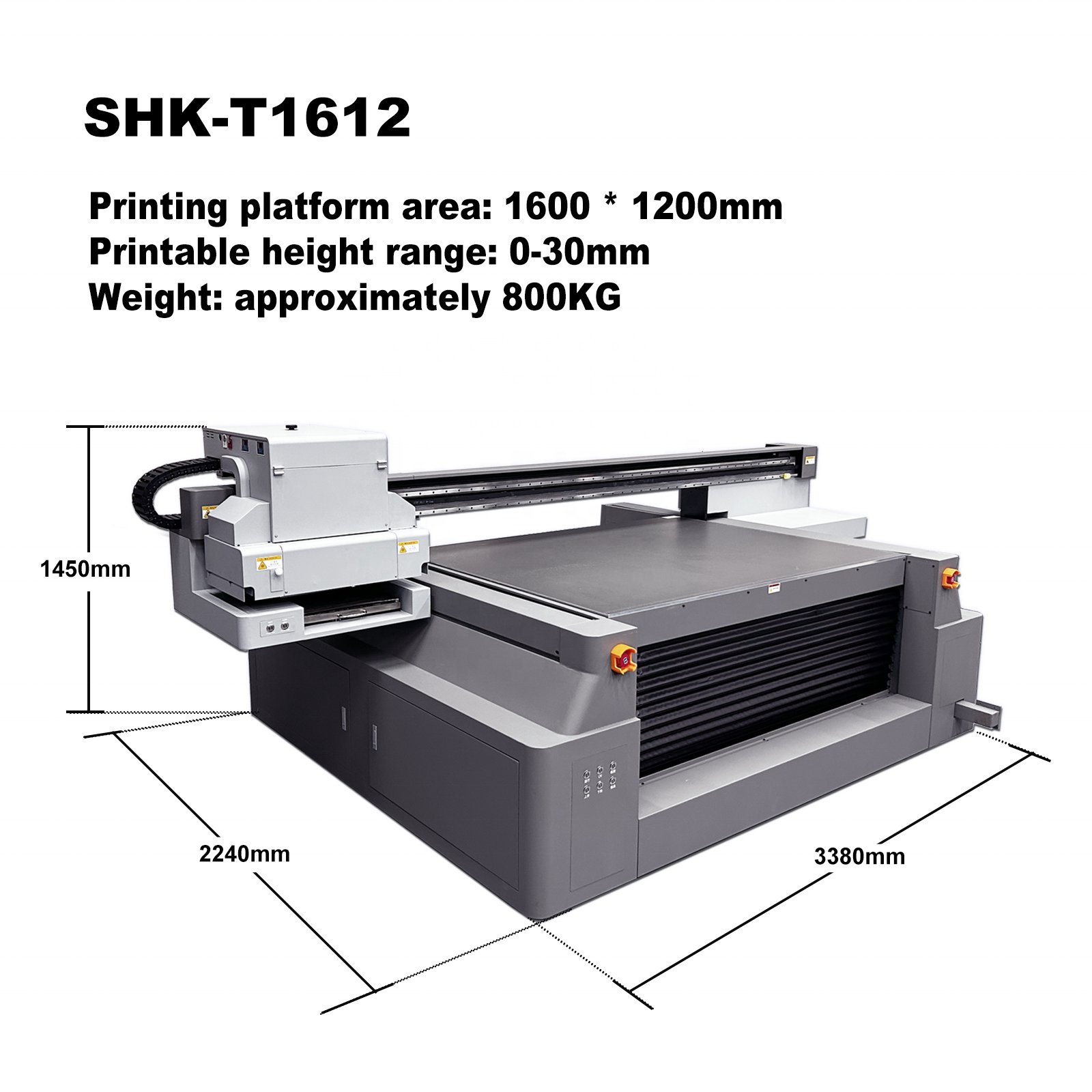 RC 1/16 Remote Control Intelligent Mechanical Metal toy car shell UV inkjet printer high-precision